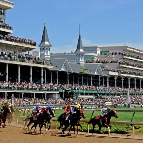 Sporting event at Churchill Downs
